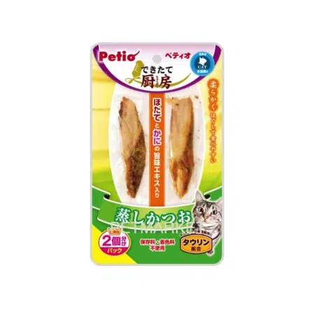 Petio - 鮮廚蒸鰹魚塊(牛磺酸+)  貓小食 35g