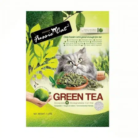 Fussie Cat 高竇貓 - 日本環保紙砂 7L [綠茶]