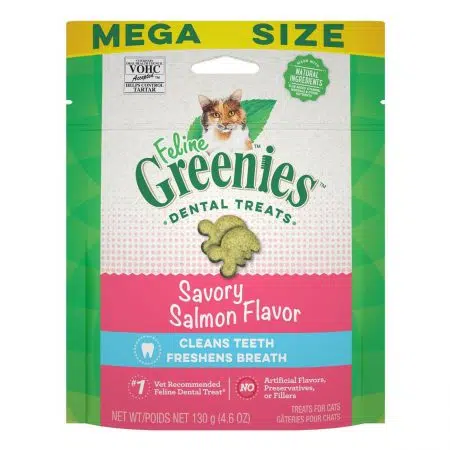 Greenies -潔齒貓小食4.6oz [三文魚味]
