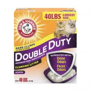 Arm & Hammer -特強雙重功能除臭配方貓砂40lb [Double Duty-紫]