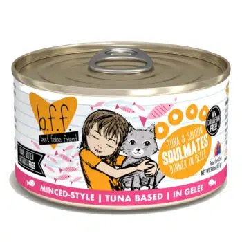 B.F.F 喵友系列 - Tuna & Salmon Soulmates 吞拿魚、三文魚 貓罐頭 156g