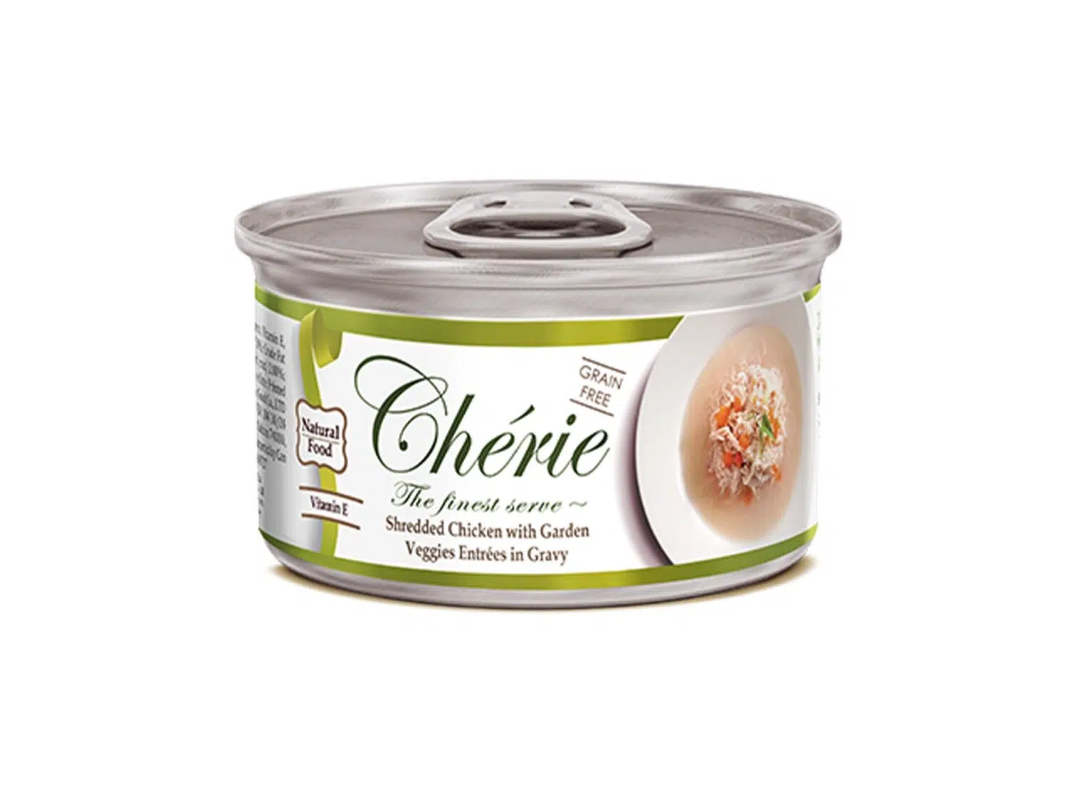Cherie 法麗 - 天然雞肉、蔬菜 貓罐頭 80g - Image 1