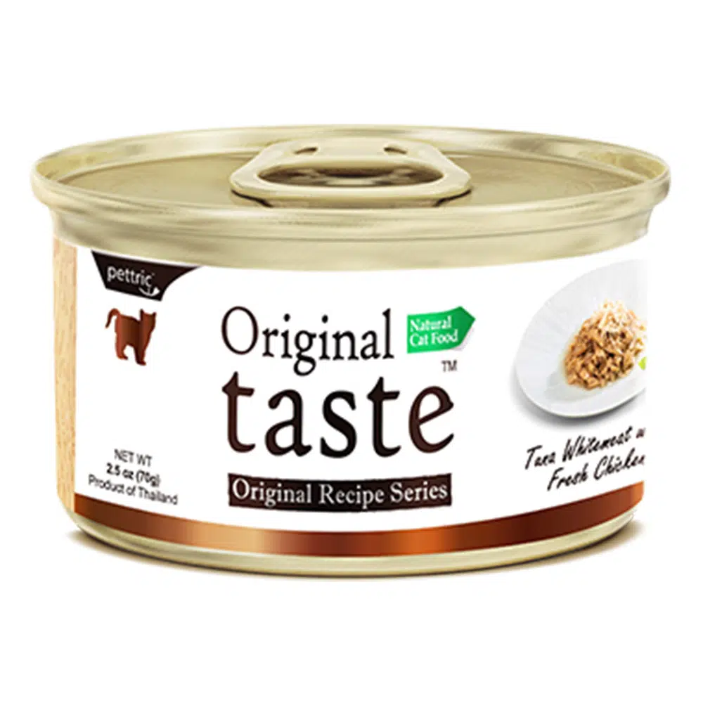 OtWC Original Taste 源自然魚凍系列 - Tuna Whitemeat with Fresh Chicken 野生吞拿魚、雞肉 70g - Image 1