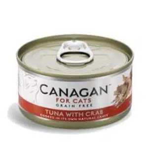 Canagan 原之選 - Tuna with Crab 吞拿魚、蟹肉 貓罐頭 (橙色) 75g