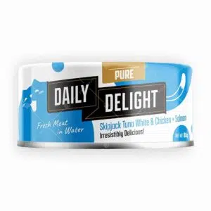 Daily Delight Pure系列 - 白鰹吞拿魚、雞肉、三文魚 80g[DD43]