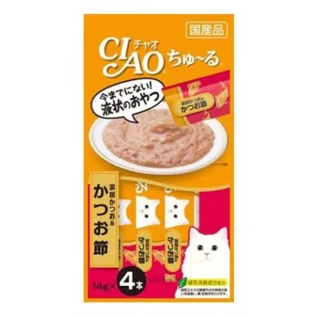 CIAO -宗田鰹魚配木魚醬 14g x4 [4SC-75]