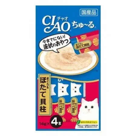 CIAO -吞拿魚帶子醬 14g x4 [4SC-77]