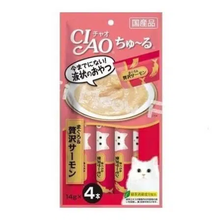 CIAO -吞拿魚三文魚醬 14g x4 [SC-143]