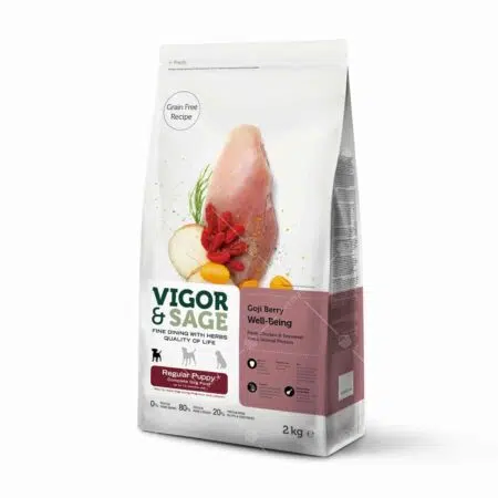 Vigor & Sage - Goji berry Well Being 雞肉、枸杞配方 [無穀物][幼犬]