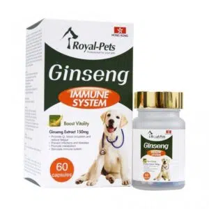 Royal-Pets - Ginseng 人參 60粒膠囊[犬]