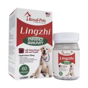 Royal-Pets - Lingzhi 靈芝皇 60粒膠囊 [犬]