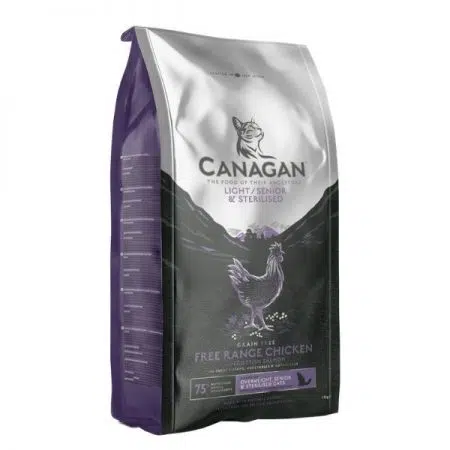 Canagan 原之選 - Light/Senior/Sterlised 無穀物走地雞、三文魚 [老貓/減重/絕育配方]