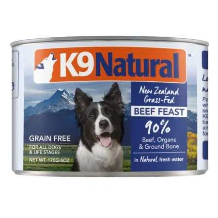 K9 Natural - Beef Feast 牛肉 無穀物主食狗罐頭 170g