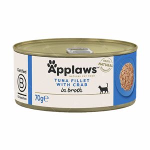 Applaws 肉汁系列貓罐頭 - Tuna Fillet With Crab 吞拿魚、蟹肉 70g