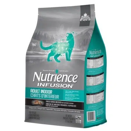 Nutrience Infusion - 脫水肉外層、鮮雞肉配方[室內成貓-深綠]
