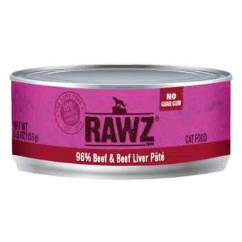 RAWZ - 96% Beef & Liver Pate 牛肉、牛肝肉醬 [全貓主食罐頭] 155g