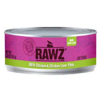 RAWZ - 96% Chicken & Liver Pate 雞肉、雞肝肉醬[全貓主食罐頭] 155g