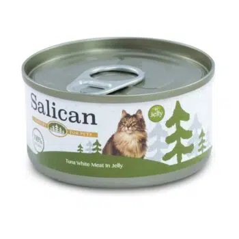 Salican - 經典吞拿魚系列 Tuna White Meat in Jelly 白肉吞拿魚、純白肉吞拿魚啫喱貓罐頭 85g