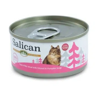 Salican - 經典吞拿魚系列 Tuna White Meat Mussel in Pumpkin Soup 白肉吞拿魚、青口、南瓜湯貓罐頭 85g
