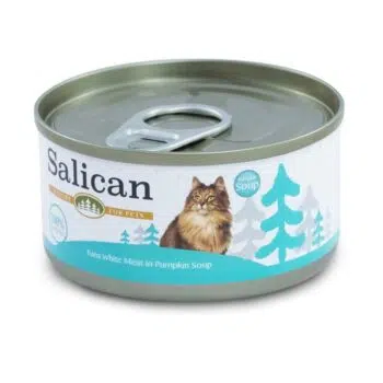 Salican - 經典吞拿魚系列 Tuna White Meat with Pumpkin Soup 白肉吞拿魚、南瓜湯貓罐頭 85g