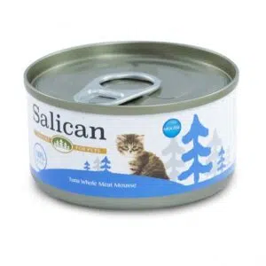 Salican - 經典吞拿魚系列 Tuna whole Meat Mousse 白肉吞拿魚慕絲罐頭[幼貓] 85g