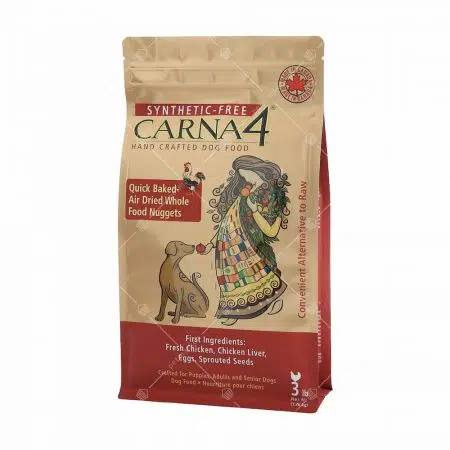 Carna4 頂級烘焙風乾糧 - 雞肉、雞肝、雞蛋配方[全犬]