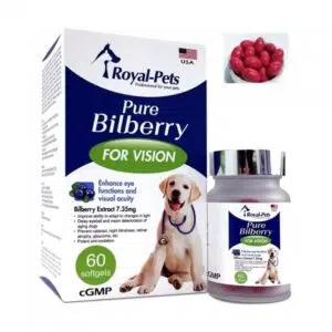 Royal-Pets - Pure Bilberry 純正藍莓精華 60粒軟膠囊[犬]