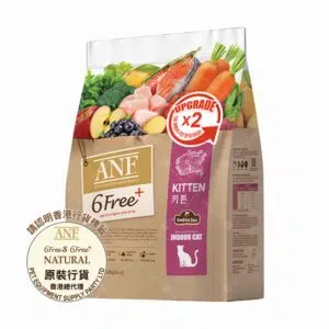 ANF - 6Free+ Indoor Kitten 免疫強健室內配方 [免疫系統增強][深粉][幼貓用]