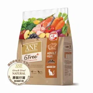 ANF - 6Free+ Indoor Adult 去毛球室內配方 [協助毛球排出][棕][成貓用]