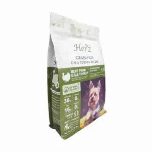 Herz 赫緻 - 無穀物美國火雞胸肉風乾糧 2lbs [綠][全犬用]