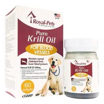 Royal-Pets - Pure Krill Oil 純正磷蝦油丸 60粒軟膠囊[犬]