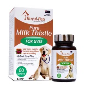 Royal-Pets - Pure Milk Thistle 純正奶薊素 60粒軟膠囊[犬]