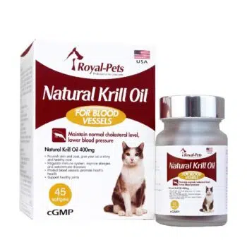 Royal-Pets - Natural Krill Oil 天然磷蝦油丸 45粒軟膠囊 [貓]