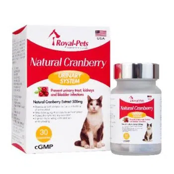 Royal-Pets - Natural Cranberry 天然小紅莓 30粒膠囊[貓]