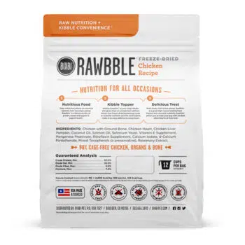 Bixbi - Rawbble Chicken 冷凍脫水雞肉狗糧 12oz - Image 2