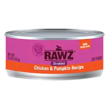 RAWZ - Shredded Chicken & Pumpkin Recipe 雞肉、南瓜肉絲 [全貓主食罐頭] 85g