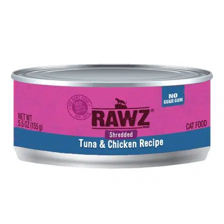 Rawz - Shredded Tuna & Chicken Recipe 吞拿魚、雞肉肉絲 [全貓主食罐頭] 155g