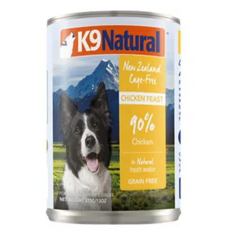 K9 Natural - Chicken Feast 雞肉 無穀物主食狗罐頭 370g