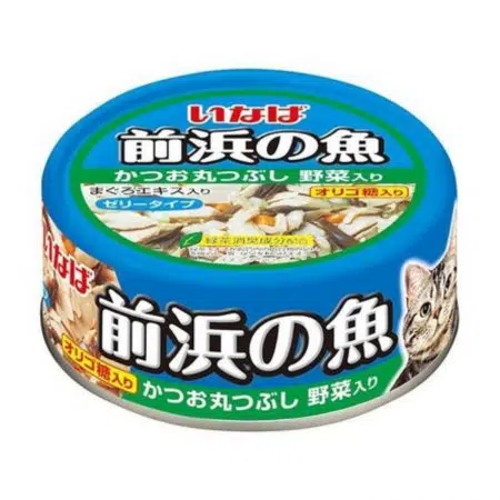 Inaba 前浜の魚 - 鰹魚原條拆肉配蔬菜 115g [IWF-142]