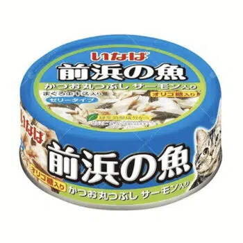 Inaba 前浜の魚 - 鰹魚原條拆肉配三文魚 115g [IWF-145]