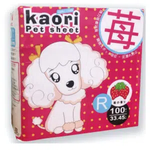 Kaori - 加厚士多啤梨味除臭尿墊 100片 (呎半) 33X45cm