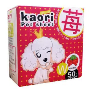 Kaori - 加厚士多啤梨味除臭尿墊 50片 (二呎) 45X60cm