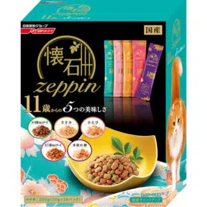 Nisshin日清 - 懷石料理貓小食[老貓綠盒][5種口味][20gx10]
