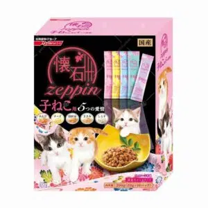 Nisshin日清 - 懷石料理貓小食[幼貓粉紅盒][5種口味][20gx10]