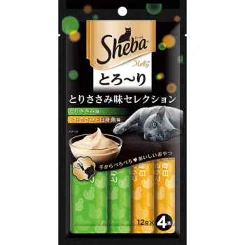 Sheba - 鮮魚唧唧棒雞肉拼雞肉白身魚 12gx4
