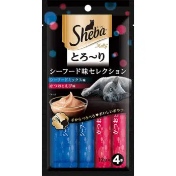 Sheba - 鮮魚唧唧棒海鮮總滙拼鰹魚及蝦 12gx4