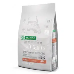 Nature’s Protection 保然 – White dogs salmon 無穀物去淚痕美毛[低敏三文魚][小型成犬] 1.5kg