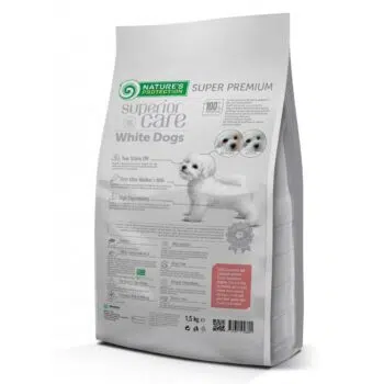 Nature's Protection 保然 - White Dogs Salmon Starter 無穀物去淚痕美毛[低敏三文魚][初生幼犬] 1.5kg - Image 2
