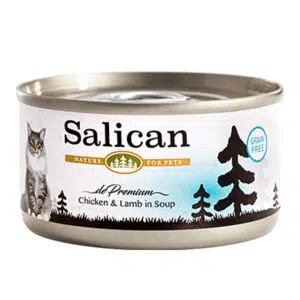 Salican - 鮮雞肉系列 Chicken & Lamb in Soup 雞肉、羊肉貓罐頭 85g