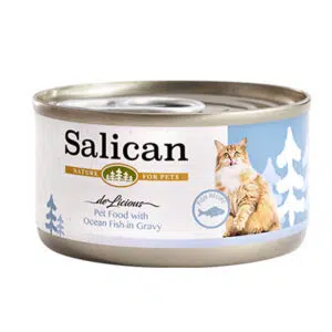 Salican - 滋味肉汁系列 Ocean Fish in Gravy 海洋魚貓罐頭 85g